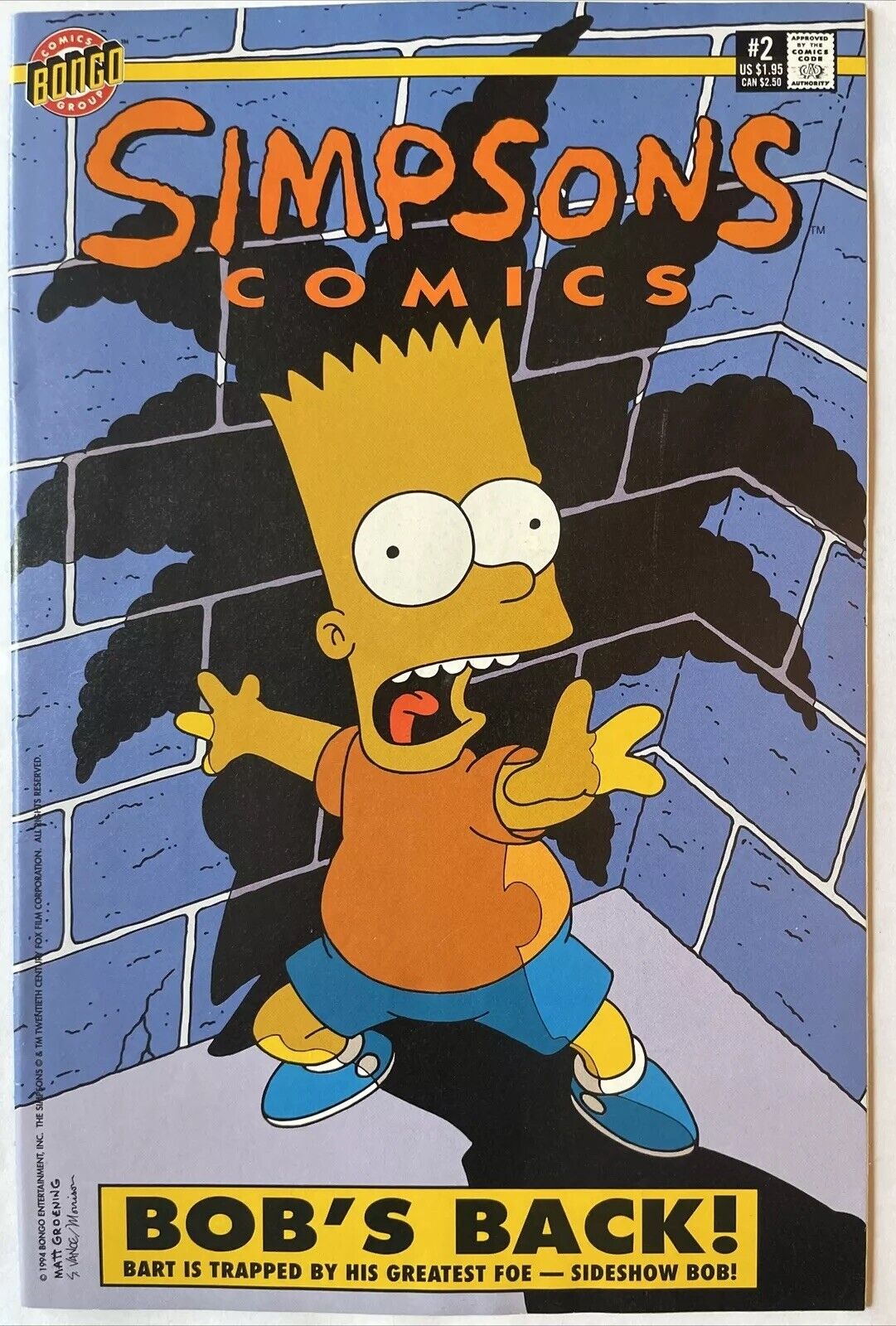 Simpsons Comics #2 • Bart Simpson Cover! Dual Covers