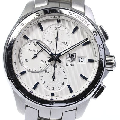 CAT2011.BA0952 TAG Heuer Link Mens Auto Chrono Silver Dial Watch