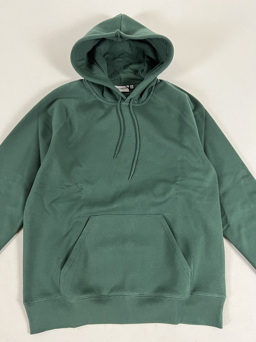 【送料&関税込】Carhartt Hooded Chase Sweat Dark Green CARHARTT WIP HOODED CHASE SWEATSHIRT DISCOVERY GREEN L NWT