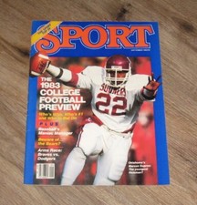 SPORT magazine September 1983 Marcus Dupree JIM McMAHON Yannick Noah