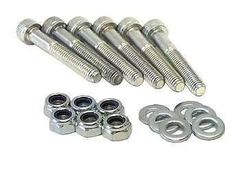 Kart Kettenrad Mutter und Schrauben Set M6 x 40 mm & Unterlegscheiben hochwertige Kartteile UK