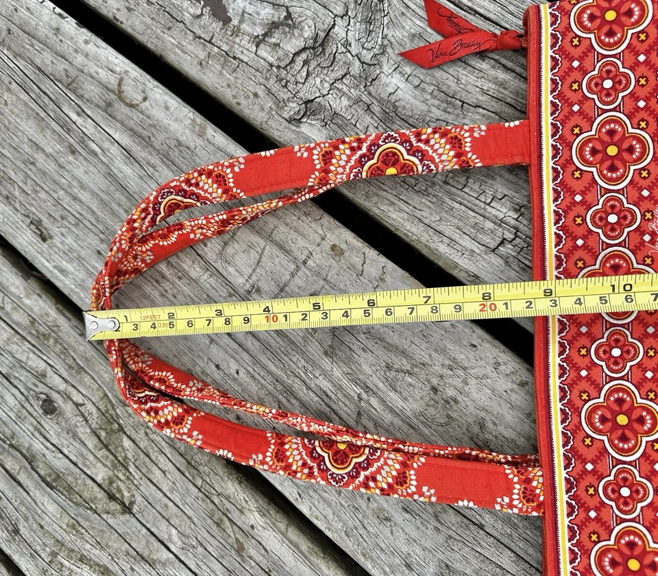 Cartera Vera Bradley Retirada Rara Pimentón Naranja Amarillo Otoño Colores Suroeste En muy buena condición Foto 4 de 4