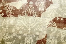 8X10 MAGNIFICENT 200+KPSI HAND KNOTTED VEGETABLE DYE PASTEL TABRIZZ TURKISH RUG