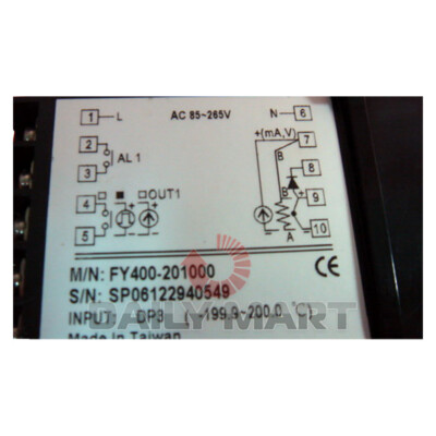 New In Box TAIE FY400-201000 Temperature Controller AC 85~265V 50/60HZ #E1