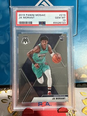 ja morant graded rookie card 2019 Panini Chronicles Basketball RC #298 PSA 10 : Collectibles & Fine Art catching design JA MORANT 2019-20 MOSAIC NBA