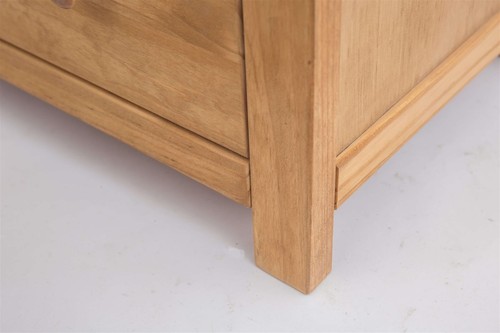 Chest of Drawers 4 Drawer Oak-effect Petite Bedroom Furniture Storage Wood - Picture 6 of 9