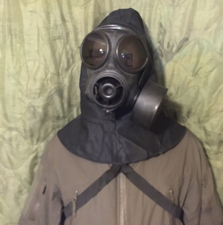 Remploy Responder Black Hood ONLY EDC Escape Riot CBR NBC Suit Gas Mask ...