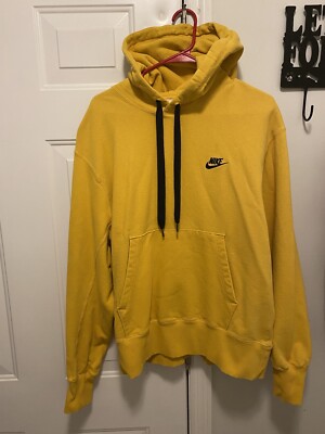 nike vintage hoodie yellow