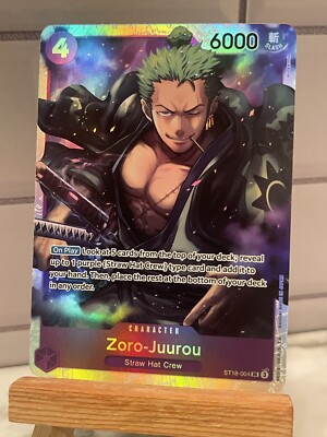 ONE PIECE - 【ST18-004】ゾロ十郎　SP SR ONE PIECE CARD GAME/[OP12] LEGACY OF THE MASTER]ゾロ十郎