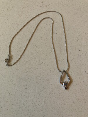 Silvertone Small Eagle Necklace | eBay display picture 3