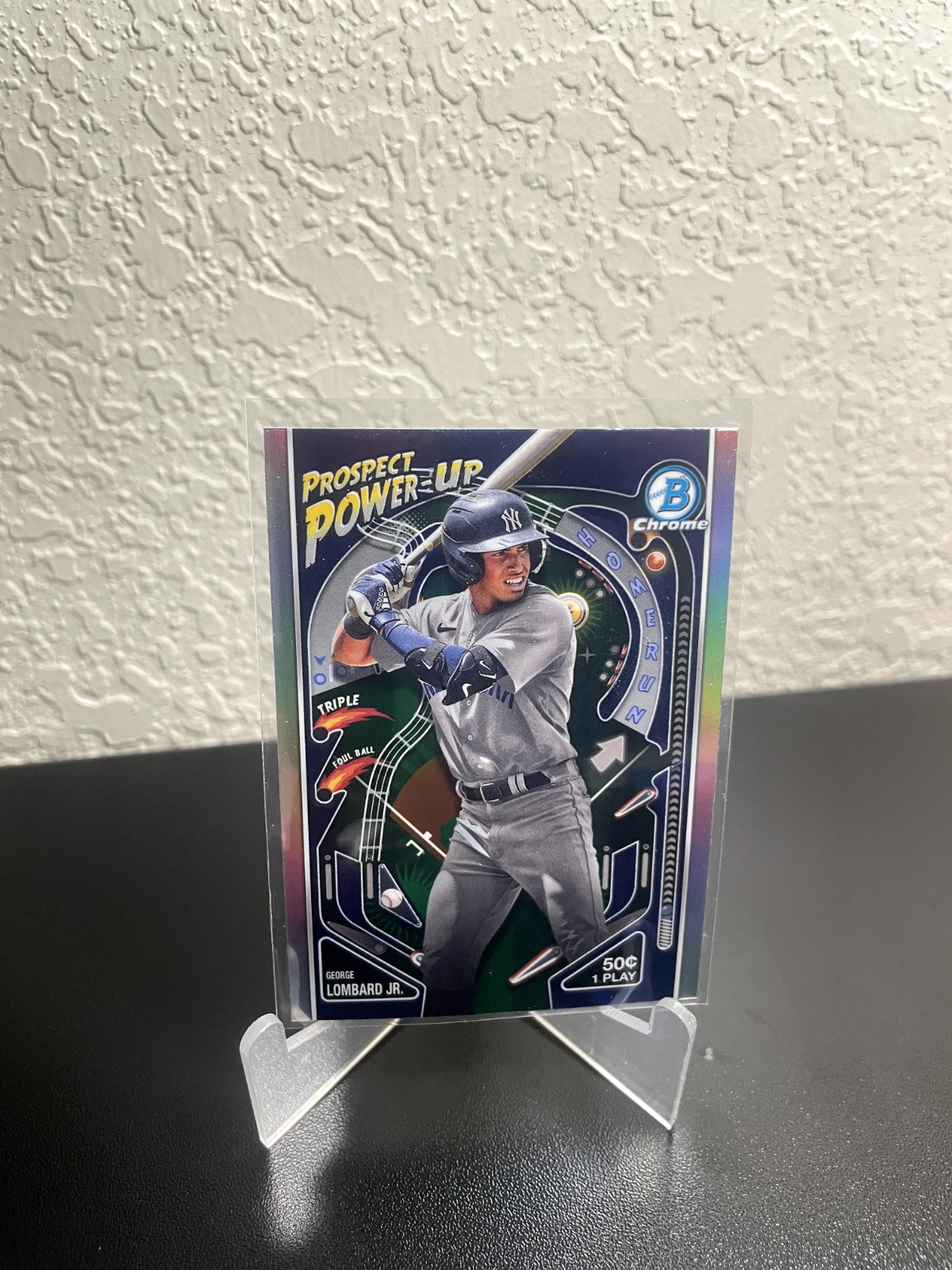 2024 Bowman Chrome Prospect Power Up George Lombard Jr. PP#17 - REFRACTOR