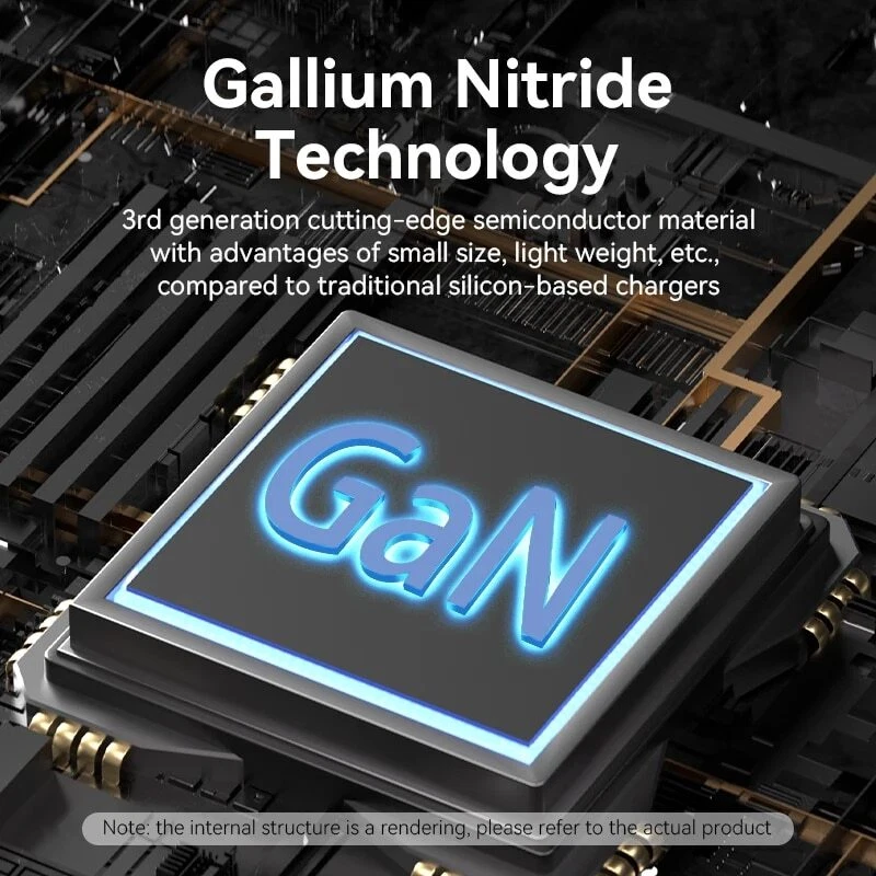 65W GaN Charger Plug Type C PD USB Fast Adapter For Samsung Laptop iPhone 15 14 - Image 3 of 4