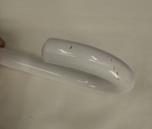 Vintage Nina Ricci Umbrella L'Air Du Temps Wood Handle Birds In Flight White - Picture 17 of 21