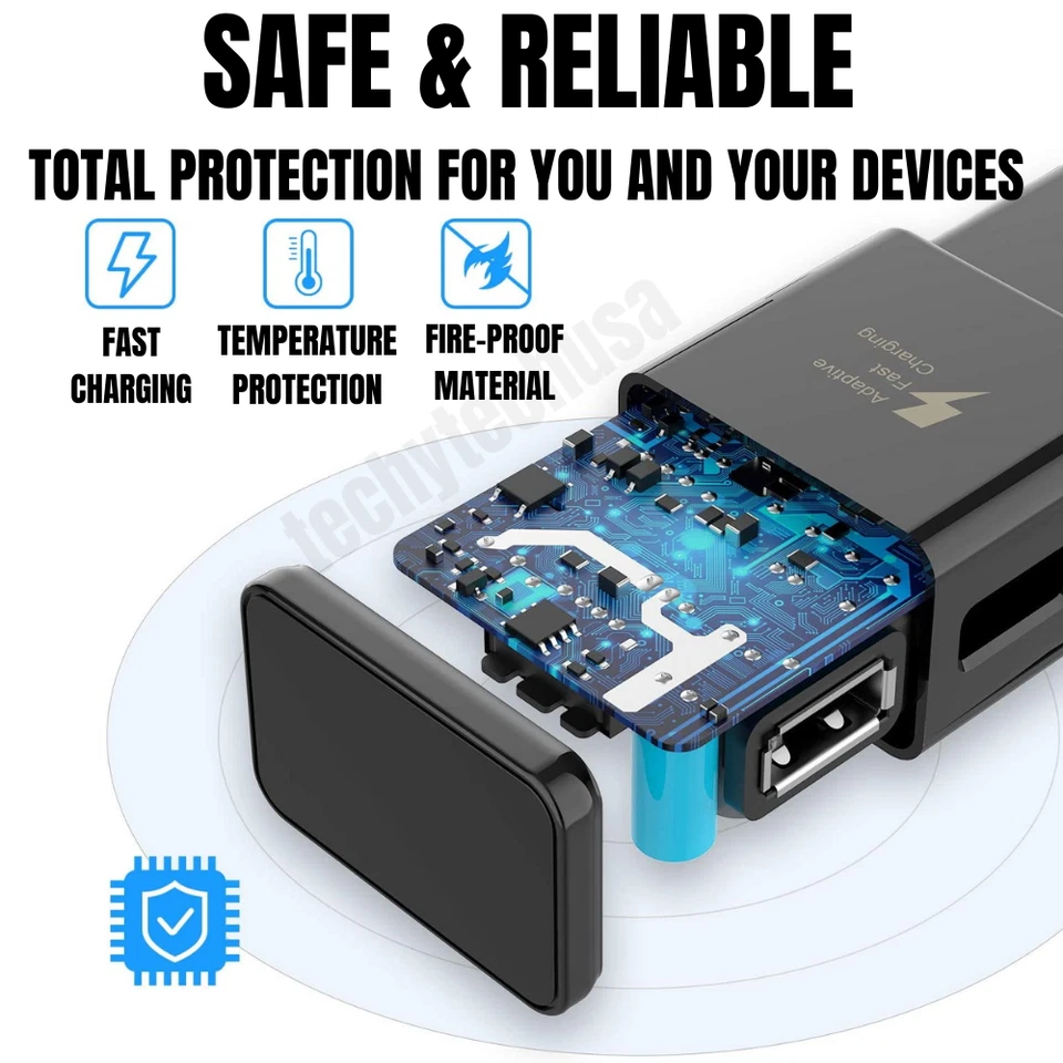 Venta al por mayor Adaptador de corriente cargador de pared USB rápido adaptable para Samsung S20 S22 S10 Foto 3 de 4