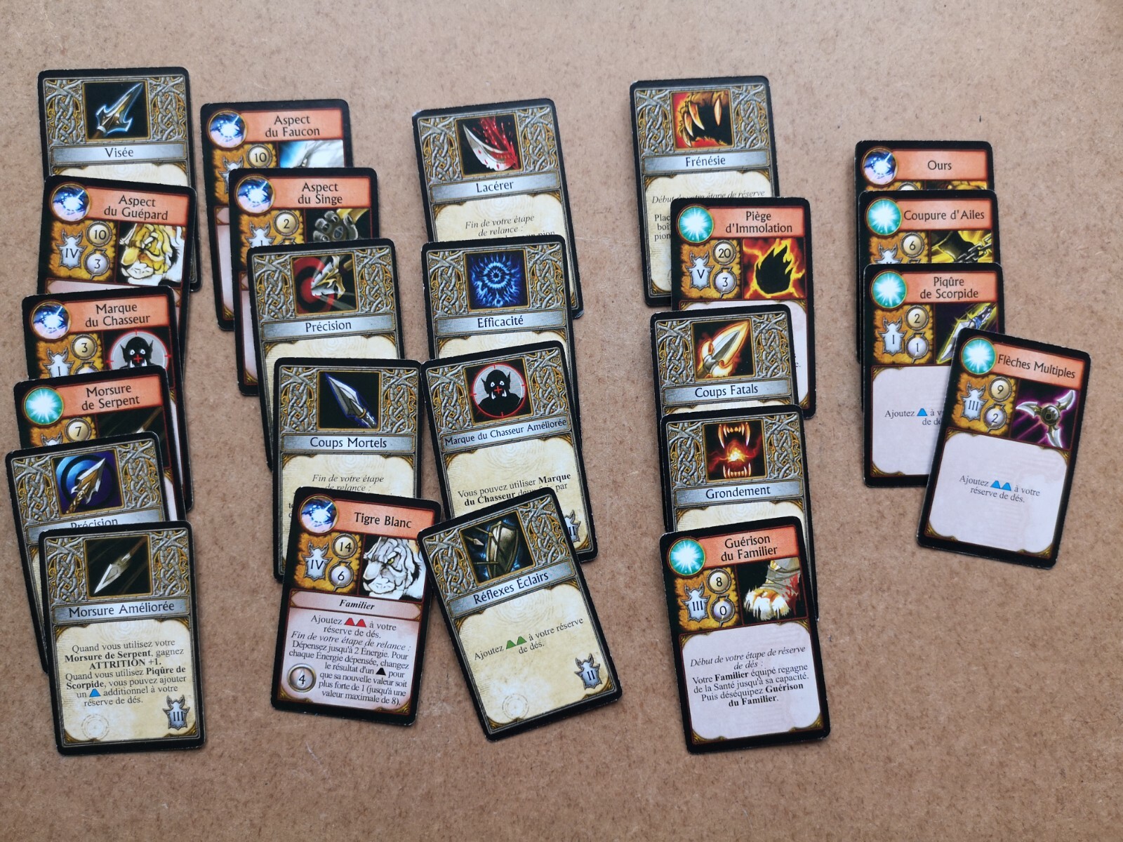 Lot De Cartes Et Miniatures World Of Warcraft / WOW - En Français - Pour Boardgame - Occasion