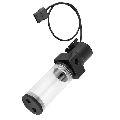 G1/4 Water Cooling Tank Cylinder Reservoir Pump Combo Set 19W For PC Compute GHB - Afbeelding 2 van 22