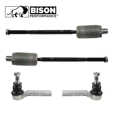 Bison Performance 4pc Inner & Outer Steering Tie Rod End Kit For Ford Mercury