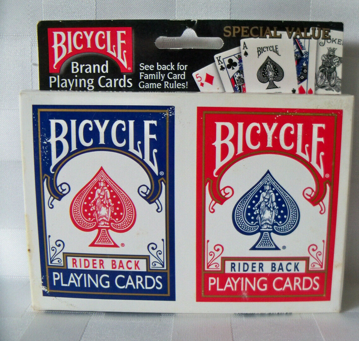  2 Decks Bicycle Rider Back 808 Standard Poker Playing