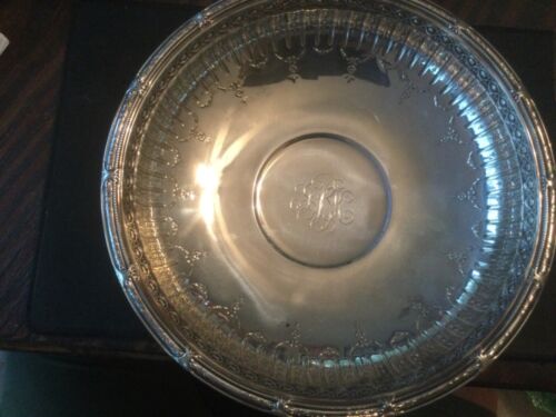 RARE Vintage Gorham “MARIE ANTOINETTE” 12.5” sterling silver Ice Bowl 725 grams