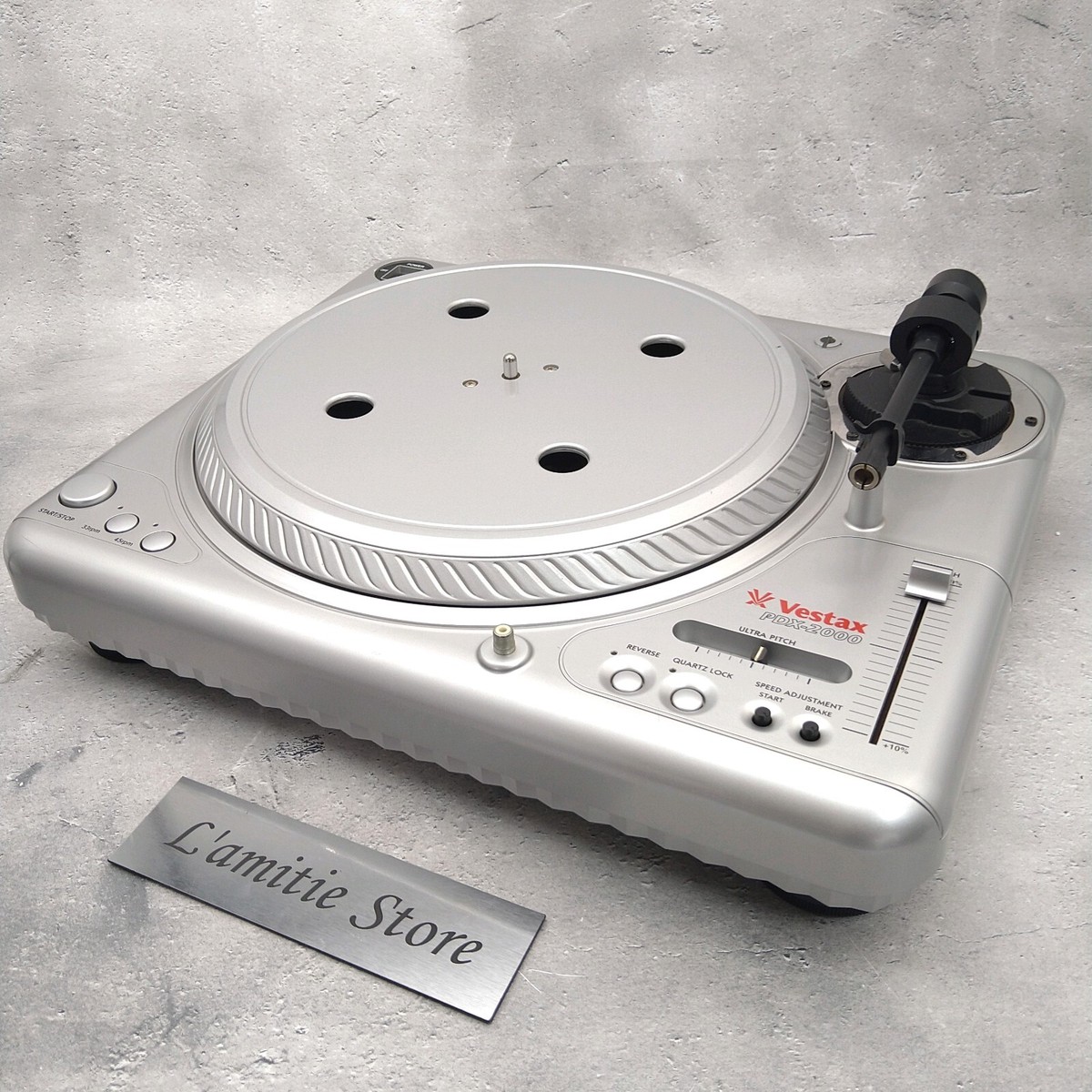 Vestax ベスタクス PDX-2000 カートリッジ付属 ウェイト無し Vestax ベスタクス PDX-2000 カートリッジ付属 ウェイト無し