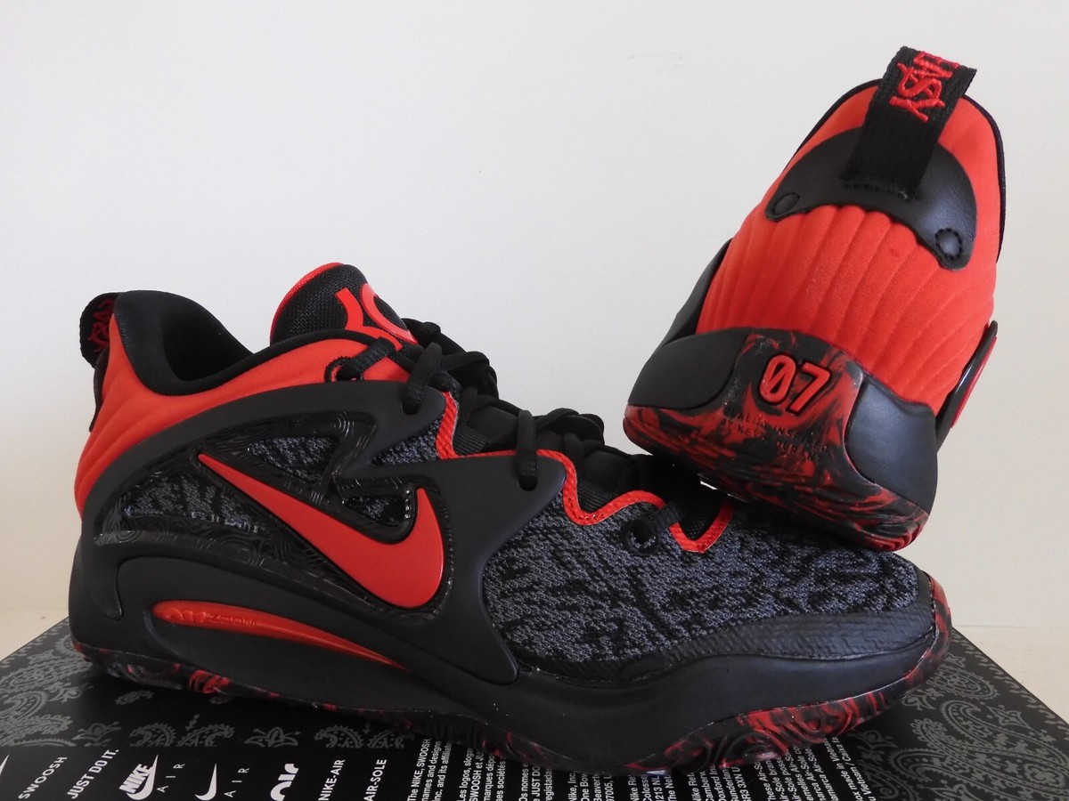 ナイキ KD15 ブレッドブラックユニバーシティーレッド Nike KD15 Bred Black University Red Basketball Shoes DC1975