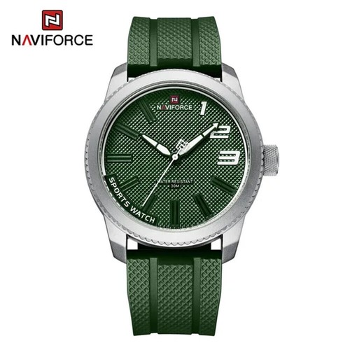 NAVIFORCE Men Quartz Watch TPU Strap Boys Sport Watches Casual Males Wristwatch - Picture 9 of 20