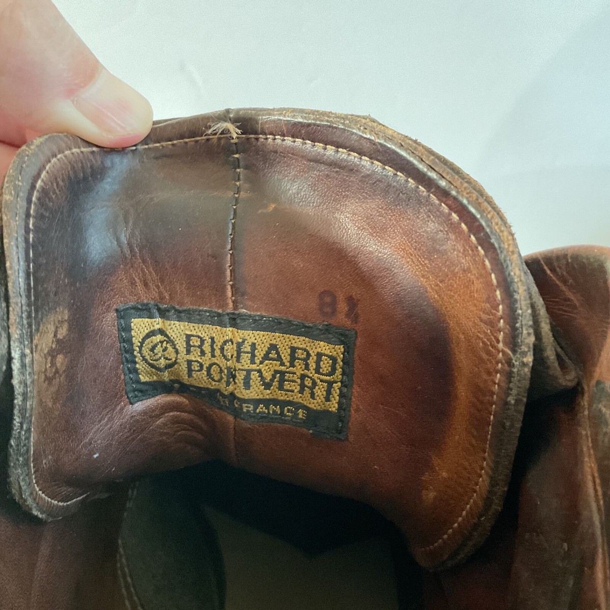 Vintage Richard Pontvert Galibier Mountaineering Hiking Boots Made