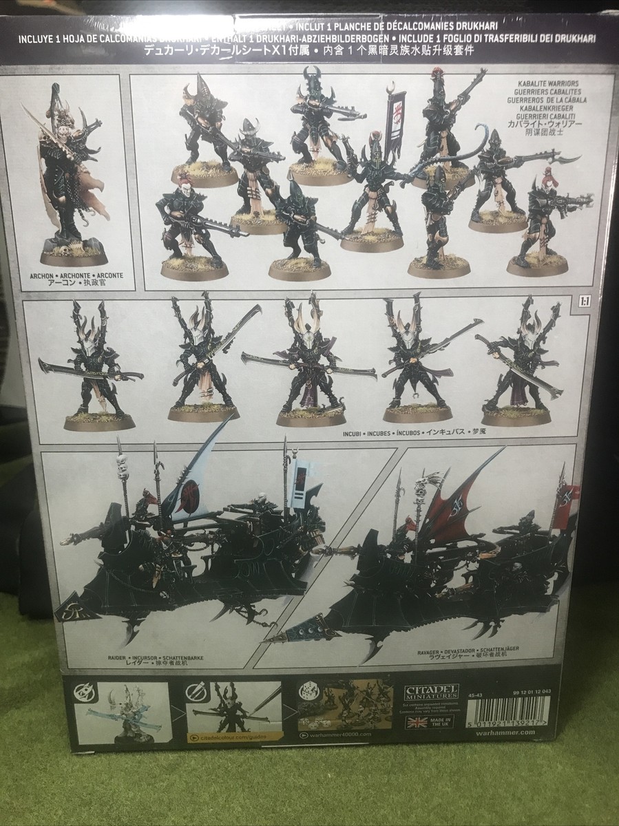 ウォーハンマー　WARHAMMER COMBAT PATROL DRUKHARI Warhammer 40K Combat Patrol: Drukhari