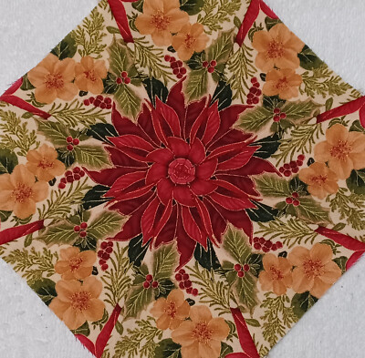 16  9.5''  Woodland Splendor #1 Stack 'n Whack Quilt Blocks Kaleidoscope