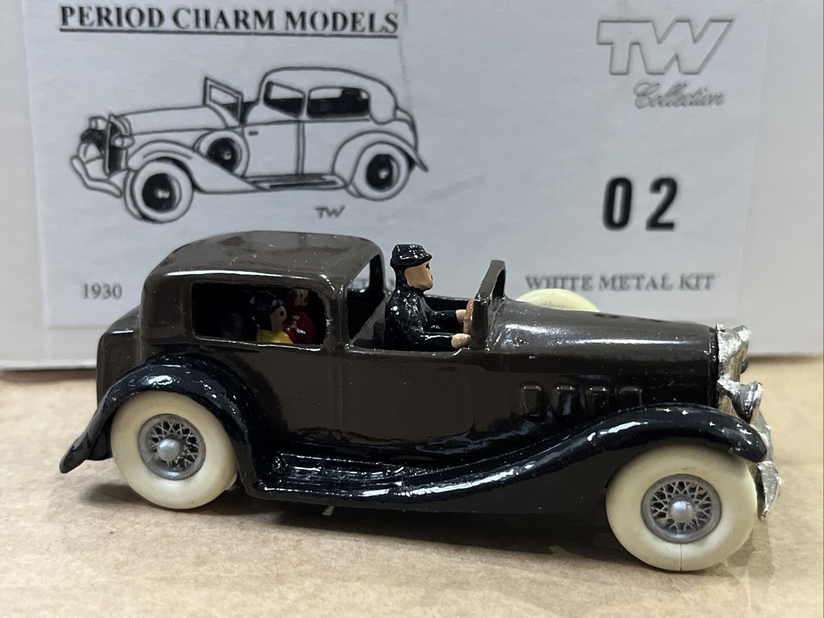 1930 BENTLEY TOWN SEDAN 1/43 WHITE METAL CAR BY TREVOR WRIGHT TW
