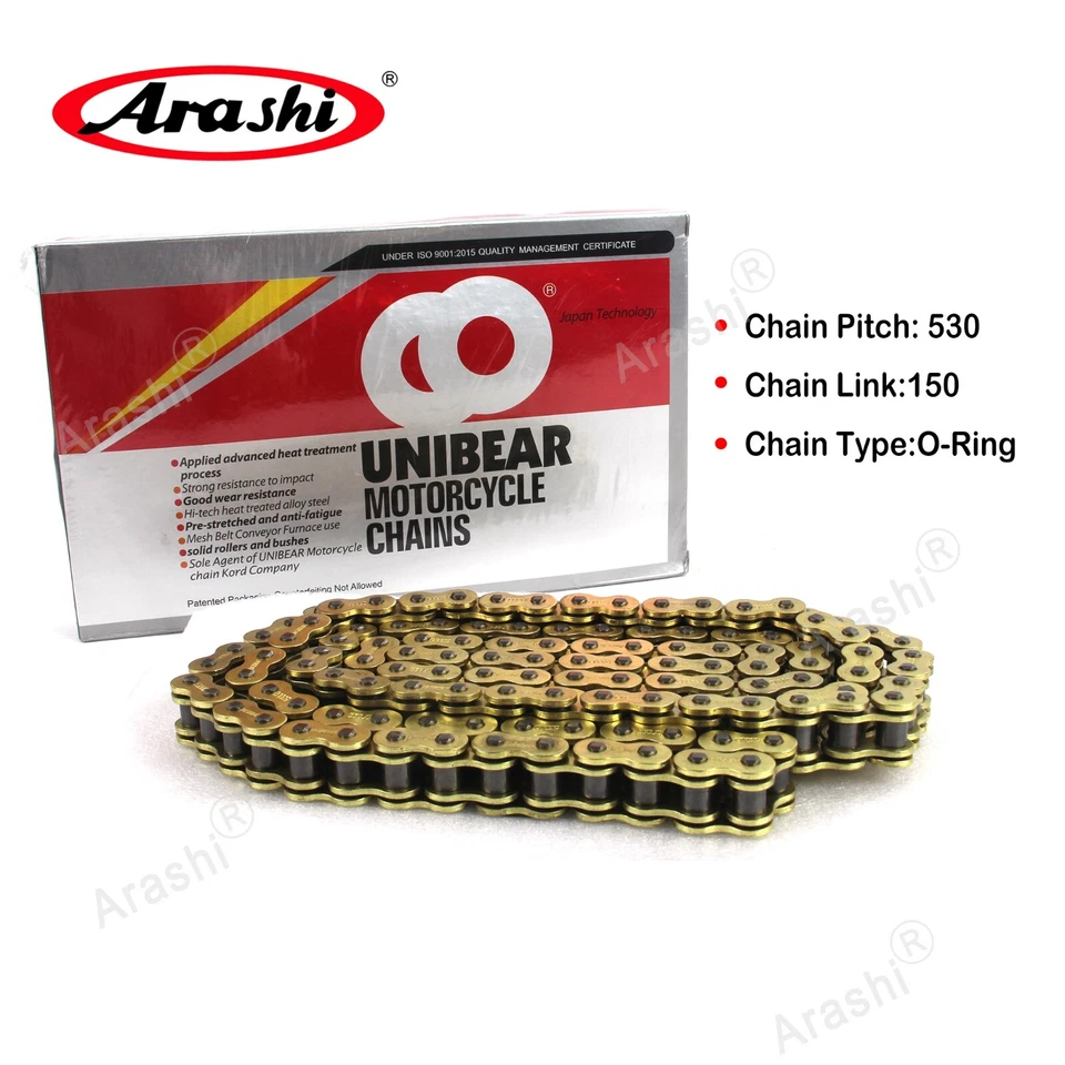 Fit Suzuki Hayabusa 1999-2007 GSX1300R 530 Pitch 150 Links O-Ring Drive Chain - Image 3 of 4