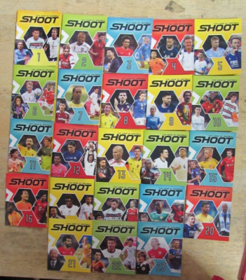 1 - 23 SHOOT - THE VOICE OF FOOTBALL BOOKLETS  ** £4.50 UK POST ** PAPERBACK