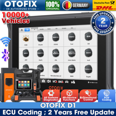 2025 OTOFIX D1 Profi KFZ OBD2 Diagnosegerät ALLE SYSTEM ECU Codierung TPMS