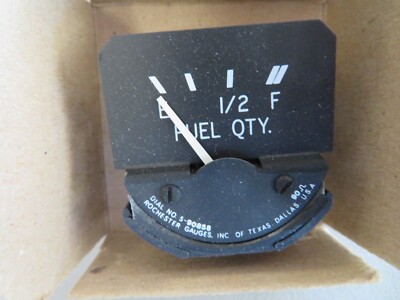 Cessna Part 6246-00640 12v Fuel Gauge With 8130 Form for sale 