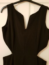 velvet torch cut out jumpsuit