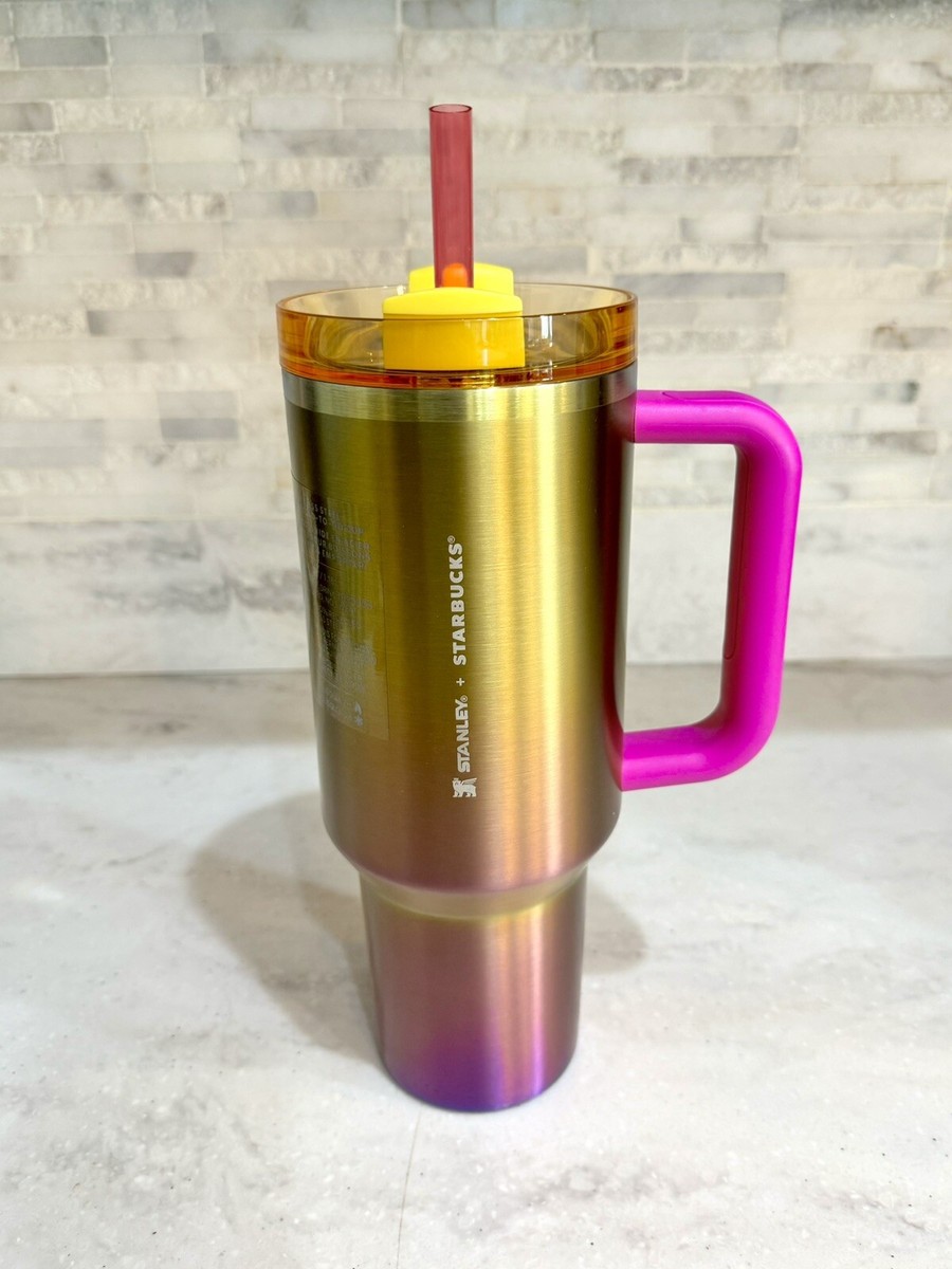 Stanley x Starbucks Rare 40oz tumbler cup summer Muilti Color new