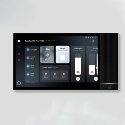 8Inch Touch Screen Smart Control Switch Panel with Background Music Amplifier