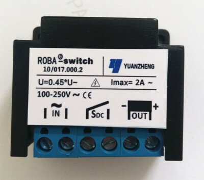 ROBA 10/017.000.2 100-250V 2A Motor Brake Rectifier Rectifier Module 6 Terminals