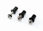 30x M4 Bolt Set Stainless Steel Motorcycle Fairing Rubber Nut Neoprene Screw
