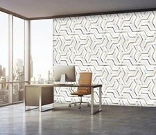 3D White Wave Graphic 41583NA Wallpaper Wall Murals Removable Wallpaper Fay