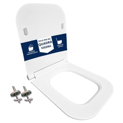 Hydro Home Quadra Esedra SLIM Toilettendeckel Soft Close Schnellverschluss Oben