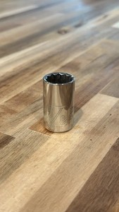 Klutch 5/8” 12 Point Socket CR-V Chrome Hand Tool