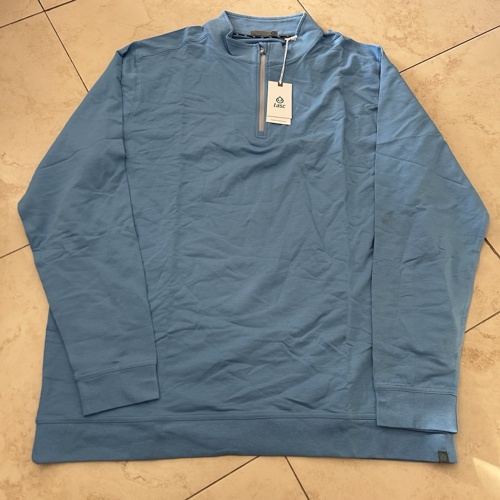 Tasc Performance Cloud Quarter Zip Pullover Size … - image 1