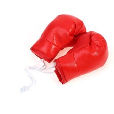 1 Pair Mini Boxing Gloves Hanging Ornament Hang Boxing Glove for Rearview Mirror