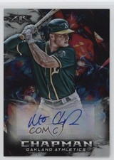 2018 Topps Fire Fire Auto Matt Chapman #FA-MC Auto m9z