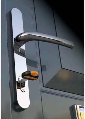 ABS Hochsicherheit Anti Snap Türschloss - TS007 3 Sterne Schloss 40/50 Chrom poliert