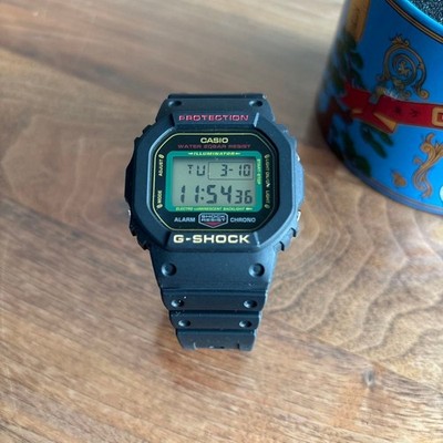 CASIO G SHOCK DW 5600E black wristwatch