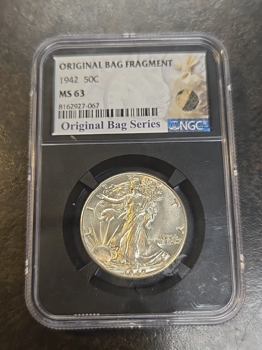 MS 63 Graded 1942 Year Liberty Walking Half Dollars (1916-1947