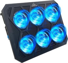 Base de enfriamiento para computadora port til con 6 ventiladores de enfriamient