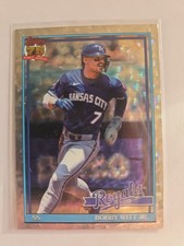 2026 Topps Series 1 Bobby Witt Jr. Silver Crackle Foil Board  #T91-3 ROYALS